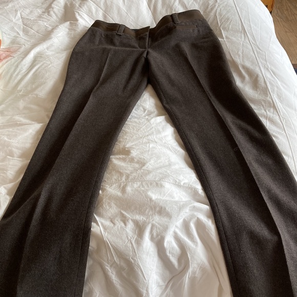 Celine Chocolate Brown Wool Dress Trousers. - Picture 3 of 8